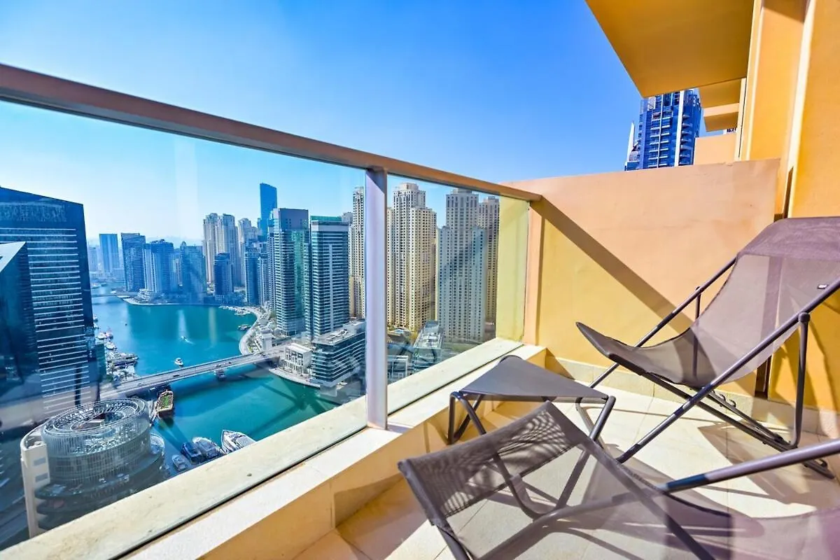 Studio On The 30Th Floor With Stunning Marina View Dubai 0*,